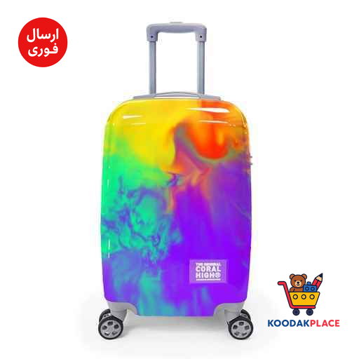 چمدان چرخ دار پلی کربنات کابین سایز34*24*24یایگان کد16536